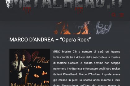 Grazie Metalhead.it per la recensione di opera rock