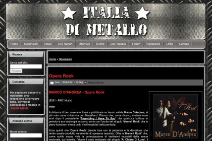 italia di metallo - opera rock